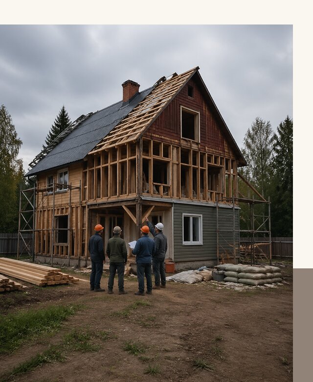 Реконструкция дачного дома в Иванове под ключ с проектом
