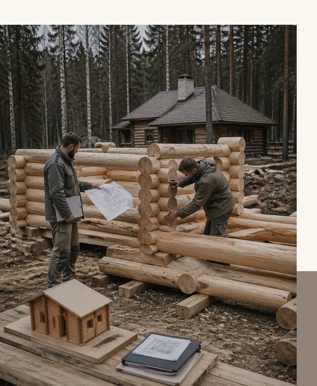Проектирование и строительство домов из бревна в Иванове